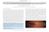 Central retinal artery occlusion with cilioretinal artery ......of presentation. He denied any prior history of similar symptoms or significant ocular history. Social history was significant