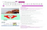 EDITORIAL CALENDAR...National Youth HIV and AIDS Awareness Day – April 10 National Infant Immunization Week – April 26 - May 3 National Infertility Awareness Week – April 21