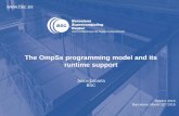 The OmpSs programming model and its runtime supportromol2016.bsc.es/_media/5.1.jesus-ompss_romol2016.final.pdf · Co’s opportunities and challenges “Co-design”: features in