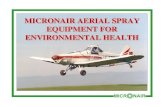 MICRONAIR AERIAL SPRAY EQUIPMENT FOR … · angle. Adjustment of Atomiser RPM • Atomiser fan blades must be adjusted on ground before flight ... • Some atomisers can rotate faster