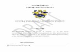 New DIPALESENG LOCAL MUNCIPALITY · 2018. 6. 1. · DIPALESENG LOCAL MUNCIPALITY SUPPLY CHAIN MANAGEMENT POLICY 2017/18 The Council resolves in terms of section 111 of the Local Government: