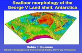 Seafloor morphology of the George V Land shelf, Antarctica · Seafloor morphology maps will help characterise the seabed and be useful for future studies on marine habitats of the