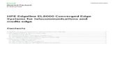 HPE Edgeline EL8000 Converged Edge Systems for … · 2020. 10. 2. · Technical white paper Page 2 . 1. Definition, use cases, and requirements of telecommunications and media edge
