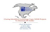 Closing Identified Technology Gaps: NEMI Projects To Eliminate …thor.inemi.org/webdownload/newsroom/Presentations/CARTS... · 2015. 9. 10. · Software Solutions Life Cycle Solutions