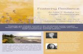 Fostering Resilience Flyer.graffle - Hollyhock · 2018. 2. 20. · Fostering Resilience An MBCT Retreat for Health Professionals May 18 - 23, 2018 Hollyhock, Cortes Island, BC Replenish