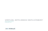Virtual Appliance Deployment Solutions Guide · setting up Mitel virtual appliances on servers enabled with VMware® vSphere™ virtualization or Microsoft Hyper-V. Mitel currently