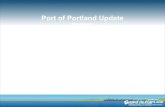 Port of Portland Update PNWA · 2019. 10. 15. · Port of Portland Revenues Budget year July 1, 2018 –June 30, 2019 Land Sales 25% Marine 41% Navigation 22% Industrial 7% Other