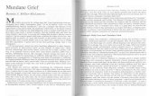 Mundane Grief - CORE · PDF file Mundane Grief Bonnie J. Miller-McLemore Myoldest son leaves foc college next fall. I am expeo-iencing what psy­ chologists have called "anticipatory