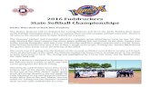 2016 Fuddruckers State Softball Championships · 2016 Fuddruckers State Softball Championships Dexter Wins Back-to-Back Blue Trophies The Dexter Demons (30-1) defeated the Loving