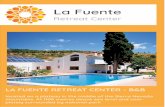 LA FUENTE RETREAT CENTER - B&B · The food served is vegetarian paella + water/beer/wine, and coffee or tea. Price: 60! Salobrena Castle tour The existence of a known fortiﬁcation
