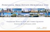 Disclaimer - listed companyperennialrealestate.listedcompany.com/newsroom/20181107... · 2018. 11. 7. · All statements contained in this presentation which are not statements of