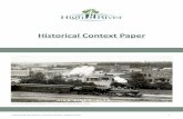 Historical Context Paper - High River...HIGH RIVER HISTORICAL CONTEXT PAPER—MARCH 2016 1 Photo Caption Steam train leaving downtown High River, 1925, Museum of the Highwood, MH977.052.012.