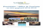 Prestataire / Office de Tourisme...7 Office de Tourisme Intercommunal Val de LOIRE & FORÊT d’Orléans De l’animation… Nouveau en 2018 Le programme des animations estivales :