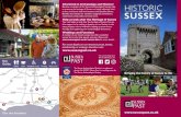 Help us look after the Heritage of Sussex Your visit helps us look ...€¦ · LONDON Bringing the history of Sussex to life HISTORIC SUSSEX You can also keep up to date by following
