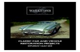 CLASSIC CAR AND VEHICLE RESTORATION PROJECTS€¦ · CLASSIC CAR AND VEHICLE RESTORATION PROJECTS SALE SATURDAY 4TH JULY 2015 Commencing at 12.00 Noon Precisely Strict Viewing Times:
