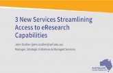 3 New Services Streamlining Access to eResearch Capabilities · •No need to deploy servers or run Shibboleth service provider software •Easier to find experienced developers •OIDC
