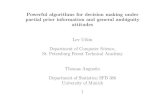 Powerful algorithms for decision making under partial ... · Powerful algorithms for decision making under partial prior information and general ambiguity attitudes Lev Utkin Department