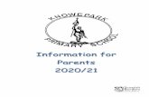 IInnffoorrmmaattiioonn ffoorr PPaarreennttss 22001199//2200...Each year, our staff provide Parent Workshops and Information Sessions to help you understand what we do in school and
