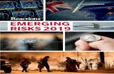EMERGING RISKS 2019 · portfolio leader for long tail treaty at Brit Insurance, recently told Reactions. “But they’re running out of road,” he says. “According to Willis,