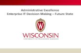 Administrative Excellence Enterprise IT Decision -Making ......Administrative Excellence Enterprise IT Decision -Making – Future State . Project Team Members Name Organization .