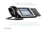 Mitel IP Desktop Phones and Peripherals 2020. 5. 19.آ  analog line to Mitel IP Phones to enable local