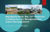 Highlights From The 11 National Conference on ...onlinepubs.trb.org/onlinepubs/webinars/160920.pdf · Transportation Asset Management Implementation & Transit – ... Kafalenos .