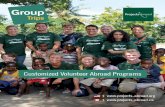 Customized Volunteer Abroad Programs · 10 Care & Community / Sports 11 Building / Medicine & Health Care 12 Conservation & Environment / Teaching 13 Other projects More information
