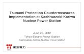 Tsunami Protection Countermeasures Implementation at ... · Tsunami Protection Countermeasures Implementation at Kashiwazaki-Kariwa Nuclear Power Station June 22, 2012 Tokyo Electric