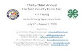 Thirty-Third Annual Harford County Farm Fair 2020. 4. 1.آ  Harford County Farm Fair 4-H Catalog Harford