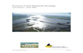 Sonoma Creek Baylands Strategy...Development within the Sonoma Creek watershed continues today amidst constrained floodplains and subsided baylands isolated by levees, resulting in
