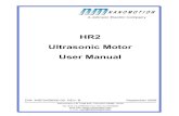 HR2 Ultrasonic Motor User Manual - koenn.co.jp · The HR2 motors are high precision ceramic motors. Designed and manufactured by Nanomotion, Ltd., the HR2 motors combine unlimited