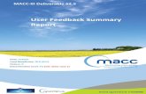 User Feedback Summary Report - Copernicus · 2016. 1. 29. · Lead Beneficiary DLR (#11) Date 3/2015 Status Final version Authors T. Holzer-Popp (DLR) Approved by T. Holzer-Popp Contact