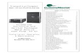 Tranquility Compact Belt Drive (TCH/V) Series€¦ · Tranquility Compact (TCH/V) Series Revised: 25 July, 2017 CLIMATEMASTER WATER-SOURCE HEAT PUMPS 6 ClimateMaster Water-Source