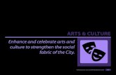 ARTS CLTRE · preservation programs and activities. upon the work of the comprehensive plan to focus specifically on the development of art and cultural assets. Ensuring development