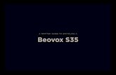 New A WRITTEN GUIDE TO UPCYCLING A Beovox S35 · 2018. 6. 12. · INTRODUCTION This is a guide on how to upcycle a Beovox S35 loudspeaker using a BeoCreate 4-Channel ampliﬁer and