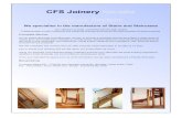 CFS Staircase Brochure Staircase Brochure.pdf · Using our bespoke computerised design software ensures your staircase will meet building regulations, detailed printed drawings can