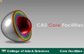 College of Arts & Sciences Core Facilities University of ......Nuclear Magnetic Resonance Core (NMR ) The CAS NMR Facility specializes in measuring the magnetic properties of atomic