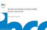 Business and people priorities toolkits for the ‘new normal’ · (diversity, localization & new business opportunities) 4 Business Strategy Toolkit Business continuity Company