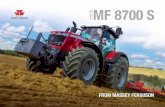 the ultimate in productivity MF 8700 Soperating menus and displays on the screen. MF 8700 S ISOBUS applies to the AEF (Agricultural Industry Electronic Foundation) certification. The