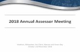New 2018 Annual Assessor Meeting · 2019. 8. 19. · Agenda •Welcome and introductions •Announcements •Handouts •Equalization update •Technical and Assessment Services update