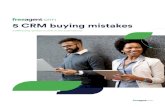 5 CRM buying mistakes · Sales leader Sales manager The last thing you want to do is dust o an old RFI checklist and start collecting requirements from everyone in your buying circle.