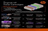 Original HP Toner Cartridges · hidden costs, non-HP cartridges can cost . as much as 10% more than Original HP. 8 Best print quality Most reliable Less service. 9 of 10 technicians