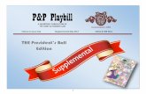 P&P Playbill - WordPress.com · 2018. 1. 11. · carlye b. photography. 16 THE PRESIDENT’S BALL THE PRESIDENT’S BALL carlye b. photography. of 201 T Silo and Cash . Author: Bill