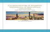 Co-processing of biogenic feedstocks in petroleum refineries · 3.1.1. Co-processing of Pyrolysis Oil in a typical FCC Unit Pyrolysis oil derived from either pyrolysis or liquefaction