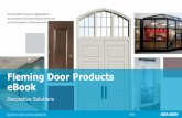 Fleming Door Products eBook.pdf · Perfect for Offices, Multi-Family, Hospitality, Performing Arts, University, Assisted Living. ... push/pulls and inset exit devices Top-latching,
