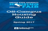 Off-Campus Housing Guide - indstate.edu · The Off-Campus Housing Guide will take you through the process of budgeting for housing, working with roommates, signing a lease and being