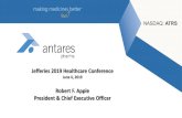 Jefferies 2019 Healthcare Conference · Replacement therapy in adult males for deficiency or absence of endogenous testosterone caused by ... expects significant market share by the