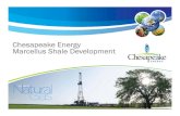 Chesapeake Energy Marcellus Shale Development...Marcellus wells is ~850’ fresh water aquifers… Depth of casing below BTW is set by the state to Protectstate to Protect Groundwater