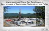Unconventional Shale Gas Development: Convergence of ... · Unconventional Shale Gas Development: Convergence of Economics, Technology, and Policy. ... • Importance of baseline