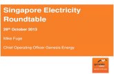 Singapore Electricity Roundtable84310/6-Michael_Fuge__Genesis_Ene… · Singapore Electricity Roundtable ... our business Deliver value that benefits us and our customer Look for